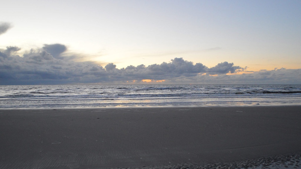 Abendstimmung am Strand von St. Peter-Ording